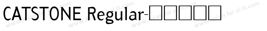 CATSTONE Regular字体转换